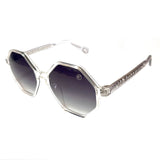 Óculos de Sol Feminino Fast Eyewear Charlote Cristal Cinza