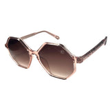 Óculos de Sol Feminino Fast Eyewear Charlote Rosé Marrom