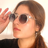 Óculos de Sol Unissex Fast Eyewear Vecchio Cristal Gradiente Cinza