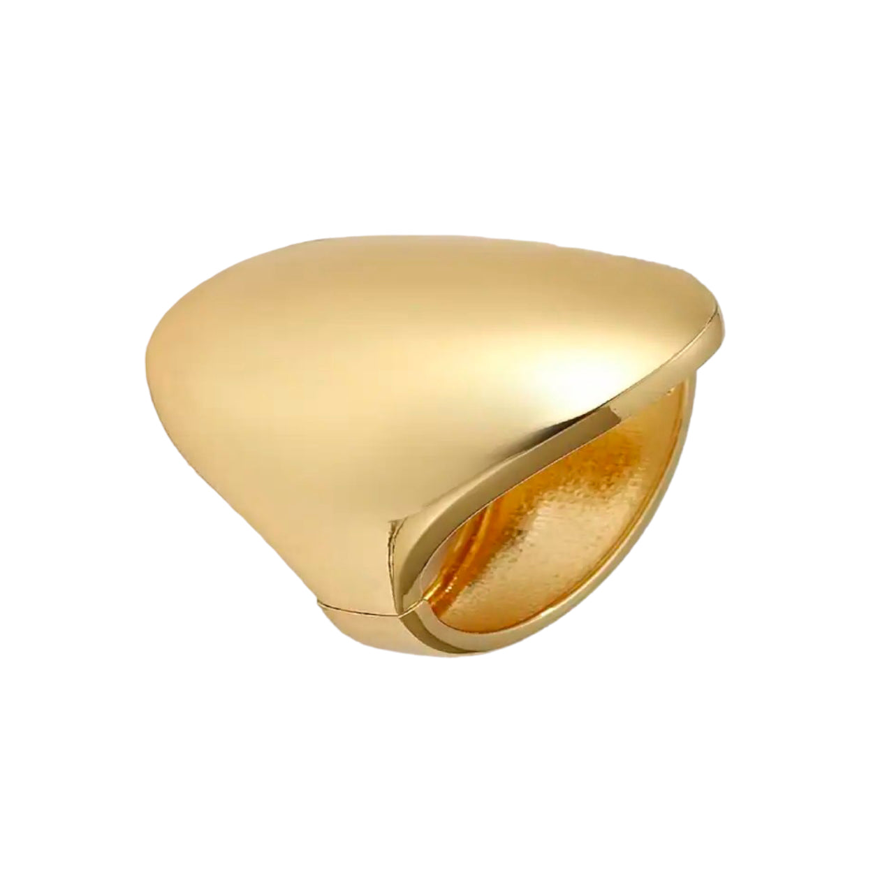 Pulseira Bracelete ZeraStock Must Escovado Dourado
