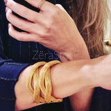 Pulseira Bracelete ZeraStock Malha Gypsy Dourada